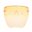 Occhiali da ciclismo a visiera intera con protezione UV400 Maschera sportiva per il viso Maschera anti-riflesso contro la polvere Schermo protettivo anti-appannamento 8