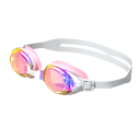 Occhiali da nuoto professionali con protezione UV Anti-Fog Telaio in silicone Lenti in policarbonato Cinturino regolabile Occhiali da gara 3