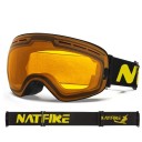 Occhiali da sci con effetto specchiato Occhiali per sci e snowboard con protezione UV400 Occhiali da sci per casco antiappannamento 17,8 x 9,8 cm 7