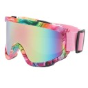 Occhiali da sci da donna antiappannamento Occhiali sigillanti per sci e snowboard con filtro UV400 per donne 16,9 x 8,8 cm 4