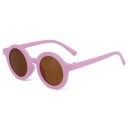 Occhiali da sole per bambini con montatura rotonda Struttura leggera Protezione UV 123 x 46 x 15 mm Occhiali rotondi alla moda per ragazzi 7