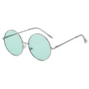 Occhiali da sole rotondi per bambini 122 x 50 mm Montatura in metallo Occhiali retro alla moda per bambini Montatura in metallo leggera 7