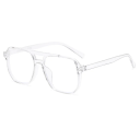 Occhiali in plastica con filtro per luce blu Forma quadrata Protezione degli occhi durante il lavoro al computer Contro affaticamento e stress visivo 6