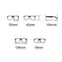 Occhiali multifocali in plastica per la lettura +4,00 materiale TR90 Filtro contro la luce blu Montatura leggera e resistente Comfort di utilizzo Occhiali per la lettura 3