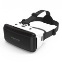 Occhiali per realtà virtuale per smartphone da 4,5 a 6,53 pollici 3D VR casco con cinturino regolabile sulla testa in bianco e nero 1