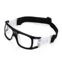 Occhiali protettivi con fascia 150 mm larghezza 50 mm altezza Occhiali da lavoro trasparenti con guarnizione in schiuma Cinturino elastico 6