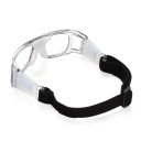 Occhiali protettivi con fascia 150 mm larghezza 50 mm altezza Occhiali da lavoro trasparenti con guarnizione in schiuma Cinturino elastico 2