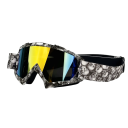 Occhiali protettivi per moto con vetro colorato 18 x 11 cm Occhiali da moto contro vento e polvere Occhiali per motociclisti Equipaggiamento per caschi moto 4