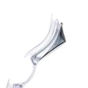 Occhialini da nuoto in silicone con lenti HD, guarnizione confortevole, fascia regolabile, ampio campo visivo per piscina e acque libere, allenamento e ricreazione 5