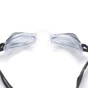 Occhialini da nuoto in silicone con lenti HD, guarnizione confortevole, fascia regolabile, ampio campo visivo per piscina e acque libere 3