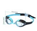 Occhialini da nuoto per bambini 3–14 anni Struttura in silicone Lenti in policarbonato Guarnizione morbida Cinturino regolabile Occhiali 2