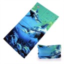 Ocean Print Snood 2