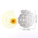 Ocelová spirálová vyřezávací šablona květina 10,5×11,5 cm cutting dies pro výrobu papírových květin scrapbooking DIY 2