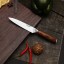 Ocelový nůž s dřevěnou rukojetí 4