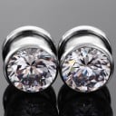 Ocelový plug s kamínkem 5