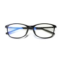 Ochelari anti lumina albastră cu filtru pentru computer și telefon Lentile clare Ramă rectangulară cu margini rotunjite 1