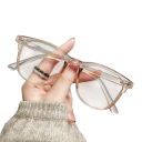 Ochelari de plastic fără prescripție medicală Filtru de lumină albastră Protecție pentru ochi la lucrul la calculator Design elegant Ramă ușoară și confortabilă 5