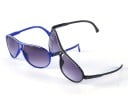 Ochelari de soare pentru copii în formă de pilotă cu protecție UV400 Rame din plastic Lentile cu degradé 4,3 x 5 cm Pod dublu Pentru plimbări 10