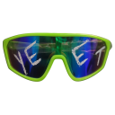 Ochelari de soare sport din plastic pentru copii 13 x 5 x 13 cm Ochelari cu inscripția YEET protecție UV Ochelari eleganți pentru băieți și fete pentru vară 3