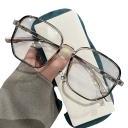 Ochelari de vedere din plastic -4.00 pentru distanță cu filtru de lumină albastră Confortabili de purtat Protecție pentru ochi Design elegant Ochelari de citit 1
