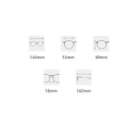 Ochelari de vedere retro ovali cu dioptrie -1.50 Rame PC cu protecție pentru ochi Ochelari cu filtru de lumină albastră Ochelari eleganți pentru purtare zilnică 2