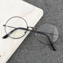 Ochelari rotunzi metalici cu filtru de lumină albastră, design elegant, ochelari de calculator, protecție pentru ochi, îmbrăcăminte de lucru 2