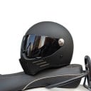 Ochranná motocyklistická integrální helma s brýlemi Uzavřená s tmavým zorníkem 1