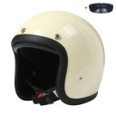 Ochranná motocyklová helma s brýlemi Otevřená s měkkým lemováním Odolná ABS skořepina Unisex pro motorku skútr moped i chopper 7