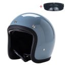 Ochranná motocyklová helma s okuliarmi Otvorená s mäkkým lemovaním Odolná ABS škrupina Unisex pre motorku skúter moped aj chopper 2