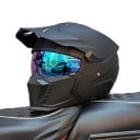 Ochranná motocyklová integrální helma Sklopný zorník a kšilt proti slunci Odolná ABS skořepina 4