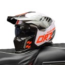 Ochranná motocyklová integrální helma Sklopný zorník a kšilt proti slunci Odolná ABS skořepina Pro motorku enduro 2