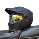 Ochranná motocyklová integrální helma Sklopný zorník a kšilt proti slunci Odolná ABS skořepina Pro motorku enduro skútr i čtyřkolku 2