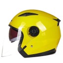 Ochranná motocyklová přilba s dvojitým zorníkem Otevřená s výklopnou sluneční clonou Odolná ABS skořepina Unisex pro motorku skútr i moped 2