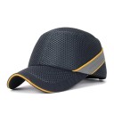 Ochranná pracovní čepice s tvrdou vnitřní skořepinou a EVA výztuhou prodyšná síťovina obvod 58-65 cm hloubka 11 cm reflexní pruh 15