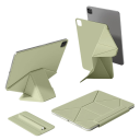 Ochranné pouzdro Folio na tablet iPad Air 13 M2 M3 a M4 dynamický origami stojánek s držákem na stylus z umělé kůže na práci a studium 2