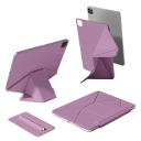 Ochranné pouzdro Folio na tablet iPad mini 6 a mini 7 A17 Pro dynamický origami stojánek s držákem na stylus z umělé kůže na práci i studium 4