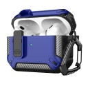 Ochranné pouzdro pre Apple AirPods Pro Nárazuvzdorný obal s karabinou Bezpečnostný zámok Odolné pouzdro 3