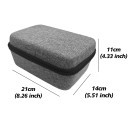 Ochranné prenosné puzdro na projektor 21 x 14 x 11 cm Tvrdá skořepina Úložná taška s priehradkou a zipsom 3