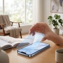 Ochranné sklo na Samsung Galaxy A17 Matné Antireflexní Sada 3 kusů Tvrzené sklo 9H HD Odolné proti poškrábání Ochrana displeje telefonu 7