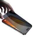 Ochrannie szkło na Samsung A07 Zatmaviające anti spy Szkło hartowane 3 szt. Twardość 9H HD obraz Łatwa instalacja Ochrona wyświetlacza telefonu 2