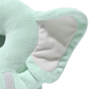 Ochranný batůžek polštář pro miminka 30 x 20 cm Slon mátově zelený Bezpečnostní polštářek na hlavu Kojenecký batoh proti nárazům 2
