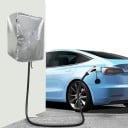 Ochranný kryt nabíjačky pre elektromobily Vodotesný a prachotesný Odolný voči dažďu 20 x 32 x 40 cm Strieborný Na vonkajšiu nabíjaciu stanicu 2
