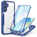 Ochranný kryt se sklem Samsung Galaxy A55 5G Přední i zadní ochrana 360° Zvýšené okraje Nárazuvzdorné rohy Odolný oboustranný obal na mobil 7