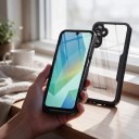 Ochranný kryt se sklem Samsung Galaxy A57 Přední i zadní ochrana 360° Zvýšené okraje Nárazuvzdorné rohy Odolný oboustranný obal na mobil 5