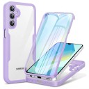 Ochranný kryt so sklom Samsung Galaxy A37 Predná i zadná ochrana 360° Zvýšené okraje Nárazuvzdorné rohy Odolný obojstranný obal na mobil 8