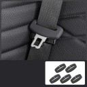 Ochranný kryt spony bezpečnostního pásu do auta silikonový 5 ks 7,8 x 3,8 cm ochrana přezky proti poškrábání interiéru vozu 3