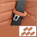 Ochranný kryt spony bezpečnostního pásu do auta silikonový 5 ks 7,8 x 3,8 cm ochrana přezky proti poškrábání interiéru vozu 4