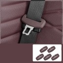 Ochranný kryt spony bezpečnostního pásu do auta silikonový 5 ks 7,8 x 3,8 cm ochrana přezky proti poškrábání interiéru vozu 5