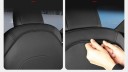 Ochranný kryt zadní strany autosedačky pro Tesla Model 3 a Model Y PU kůže voděodolný chránič proti okopání a nečistotám 7