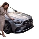 Ochranný lem predného nárazníka, 3dielny spoiler a splitter z plastu PP, lesklý čierny, pre BMW série 3 G20 G21 320i 325i 2019–2022 6